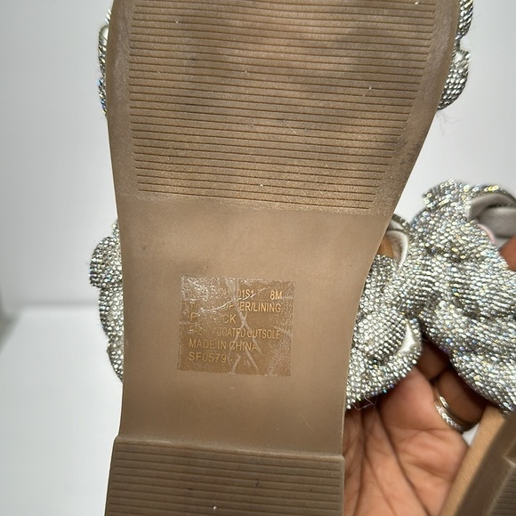 Steve Madden Silver Braided Sandals - Picture 15 of 16